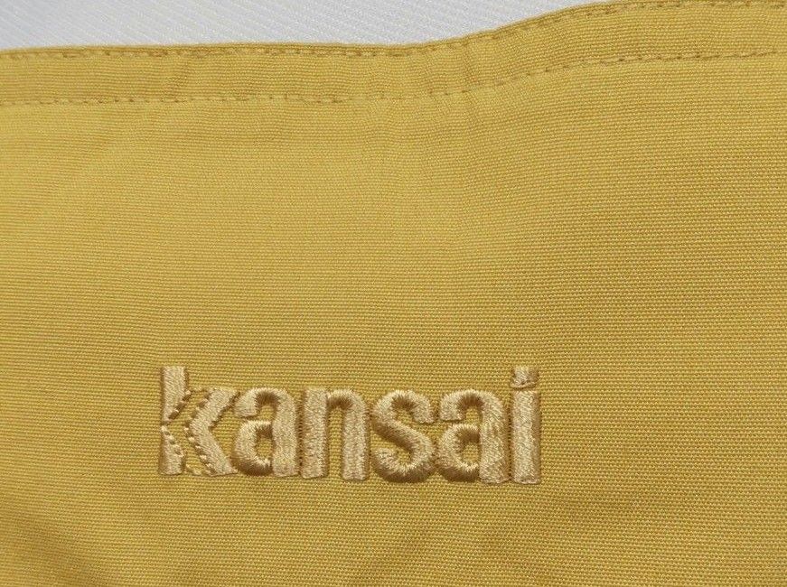 未使用 KANSAI  刺繍 ロゴ エプロン カンサイ 山本寛斎 新品 イエロー 黄色