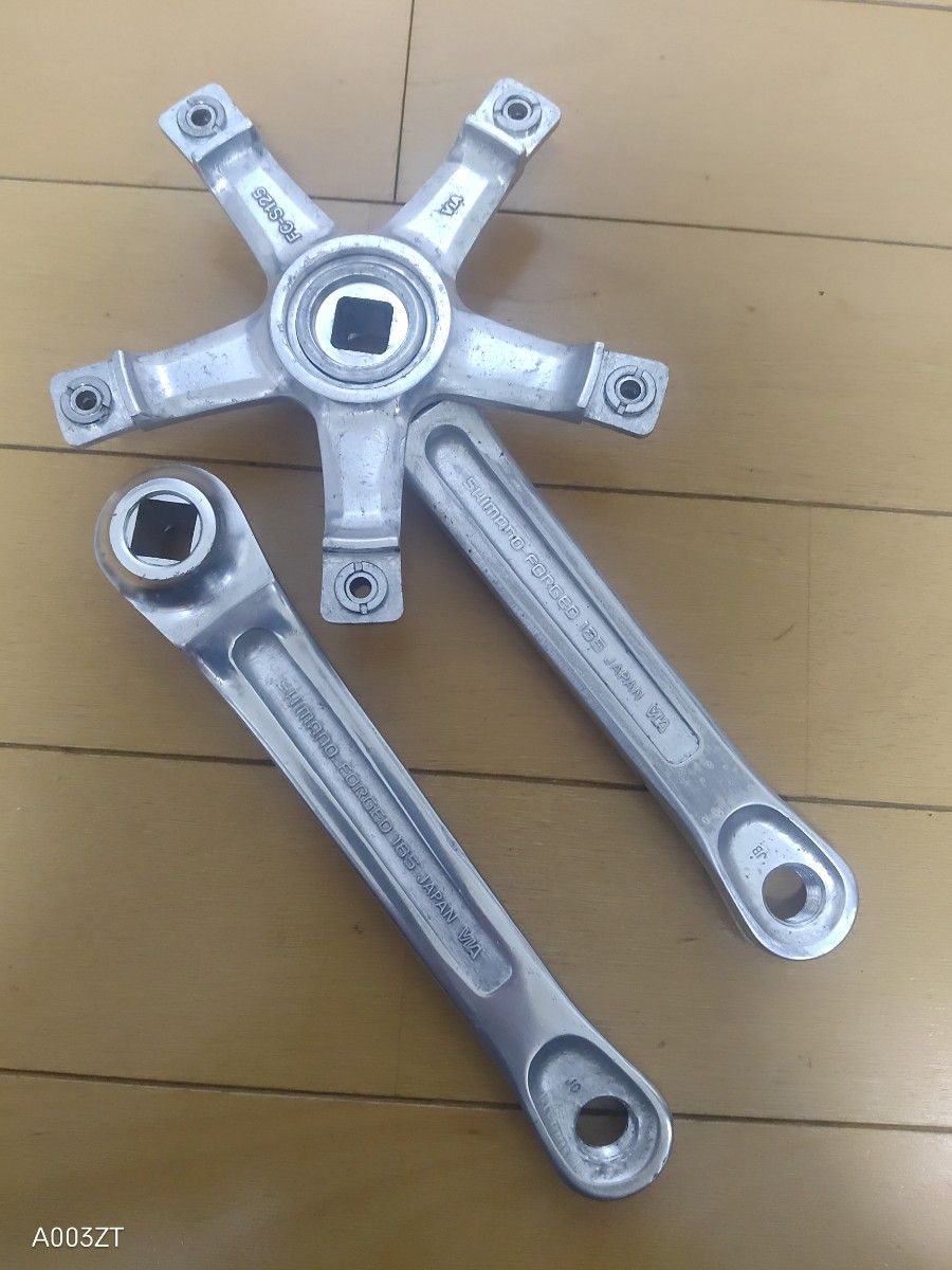 SHIMANO FC-S125 ゴールデンアロー PCD130 165mm クランク 旧105 SHIMANO FC-S125 ゴールデンアロー PCD130 165mm クランク 旧105