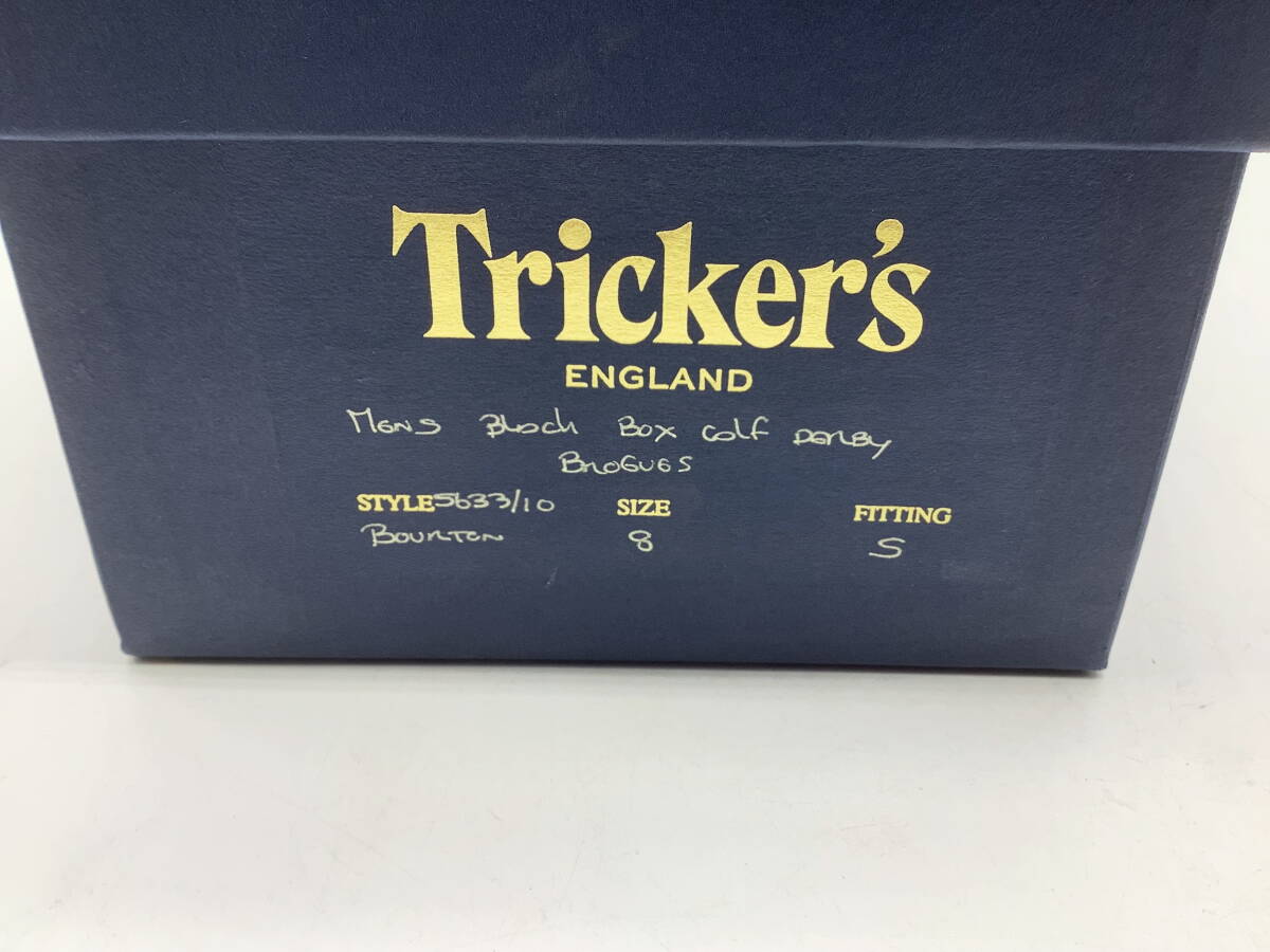 【使用僅美品】Tricker's トリッカーズ ★ 英国製 バートン ウイングチップドレス UK8 ★_画像7