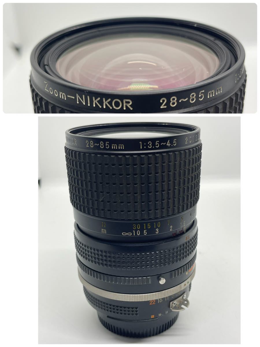 【YF001】 Nikon / ニコン / F3 / Zoom-NIKKOR 28-85mm F3.5-4.5 /ブラック / ストラップ / リレーズ_画像10