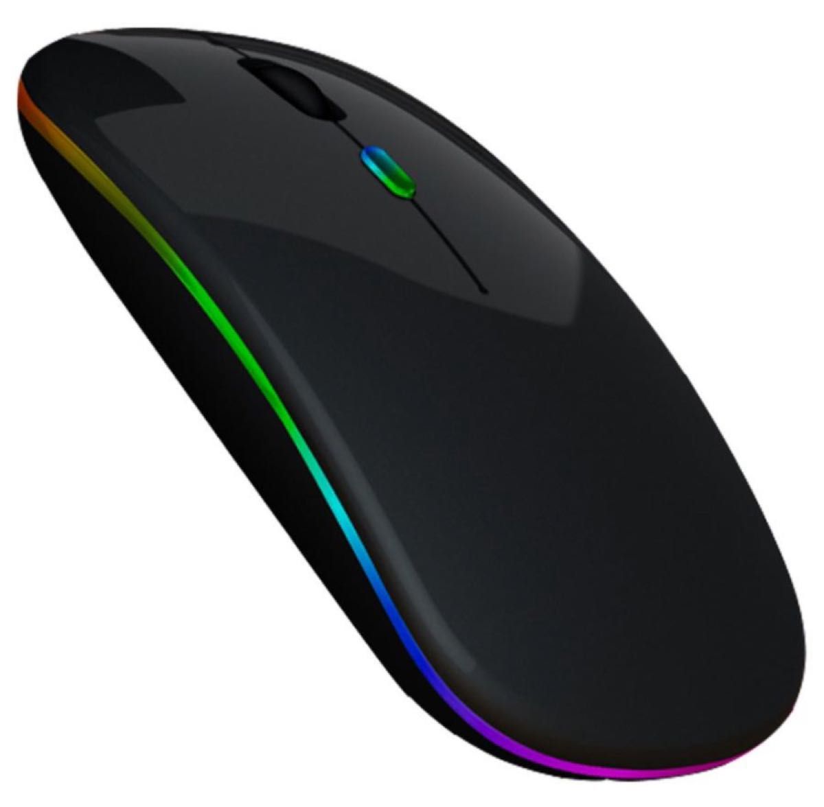 ワイヤレスマウス マウス ワイヤレス bluetooth 充電式 静音  7色ライ付 無線 薄型 軽量 USB パソコン PC