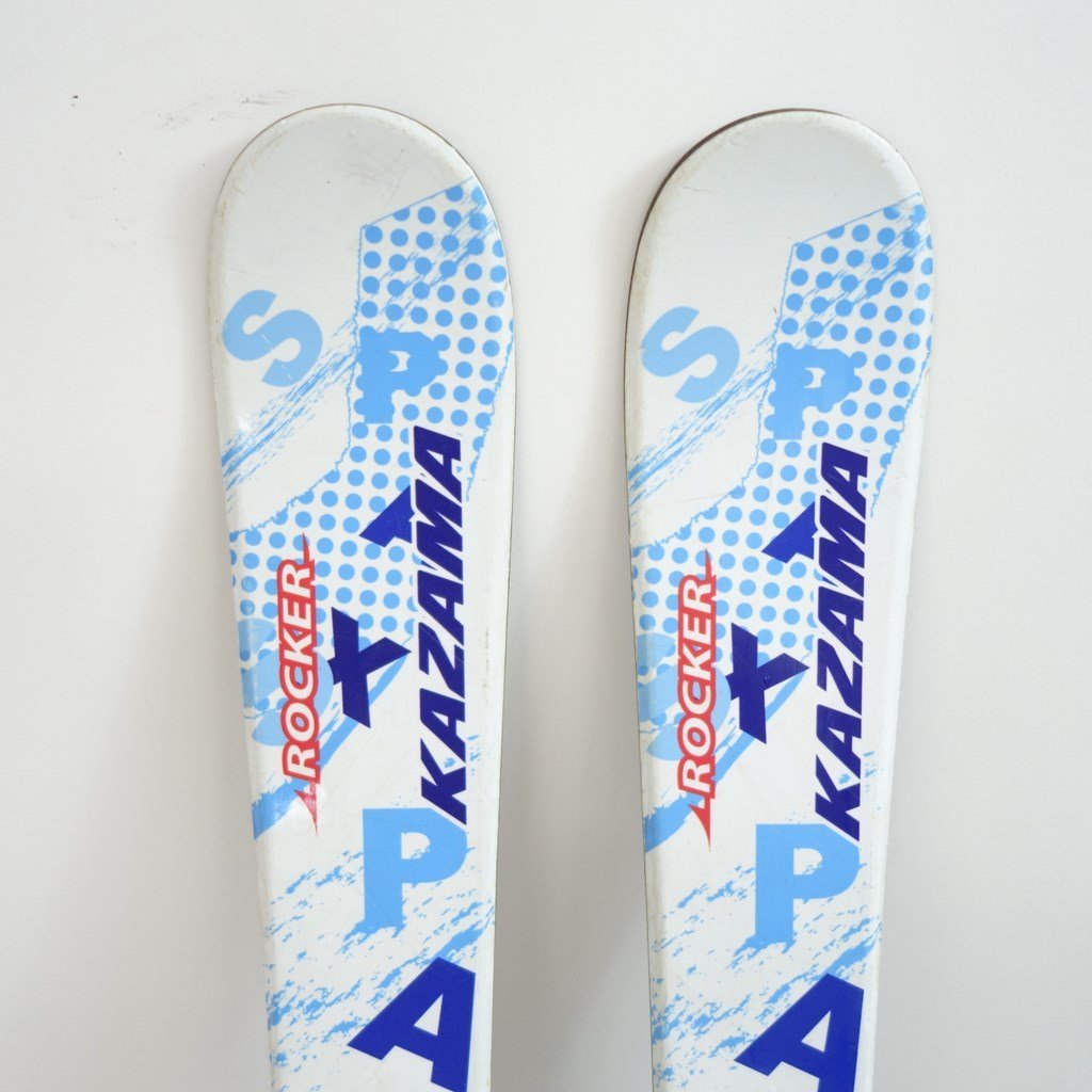 中古 子ども用 2016年頃 KAZAMA SPAX-J ROCKER KIDS 96cm LOOK ビンディング付き スキー カザマ スパックス ルック_画像2