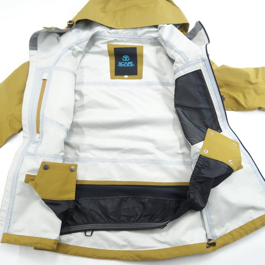 中古 ハイスペック 20/21 SCAPE POW JACKET メンズMサイズ スノーボードジャケットウェア エスケープ_画像6