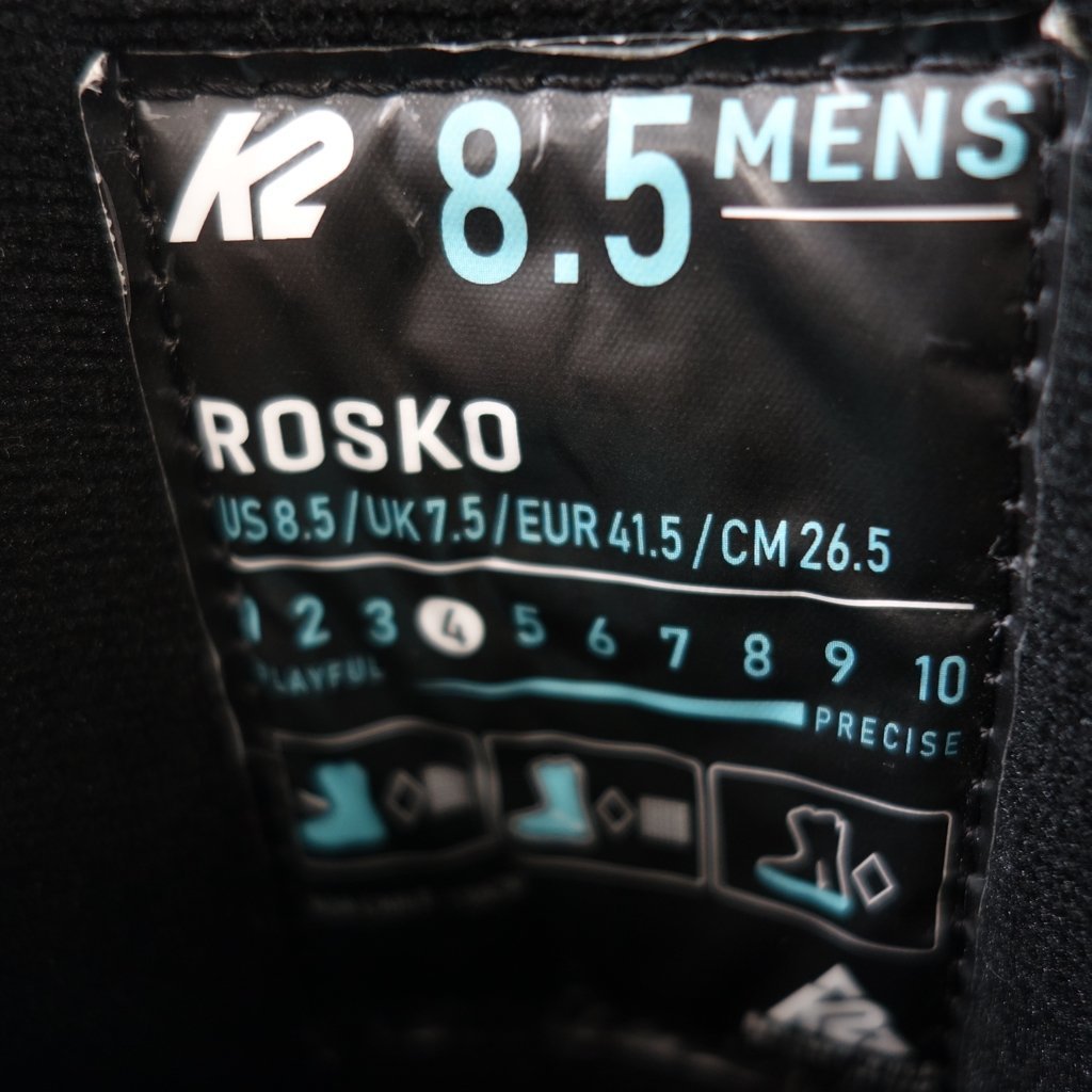中古 22/23 K2 ROSKO BOA メンズ26.5cm スノーボードブーツ ケーツー ロスコ ボア ケイツー_画像5