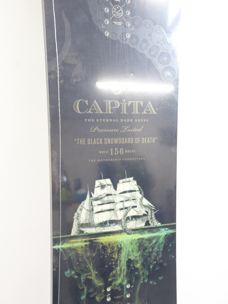 新品 シュリンク付き ハイスペック 16/17 Capita THE BLACK SNOWBOARD OF DEATH 156cm キャピタ ブラック スノーボード オブ デス_画像3