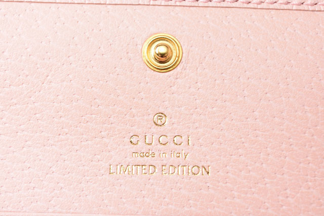 グッチ ミニ財布 GUCCI 折財布/フローラ リミテッドエディション/日本限定 キャンバス ローズ 577347 未使用_画像5