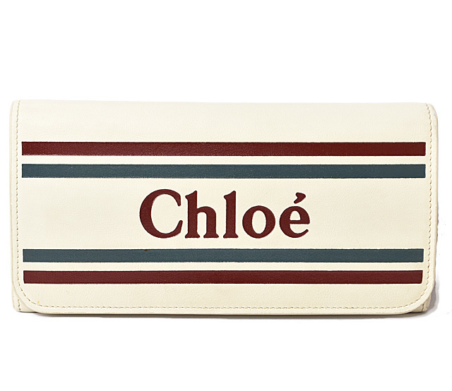 クロエ 財布 Chloe 長財布 VICK/ヴィック White/ナチュラルホワイト CHC19SP065A88119_画像1