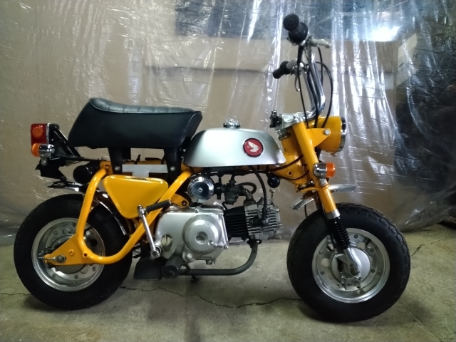 【再出品】【ジャンク・部品取り】HONDA モンキー Z50 A? J? (両手ブレーキ）実働品 検）Z50Zの画像1