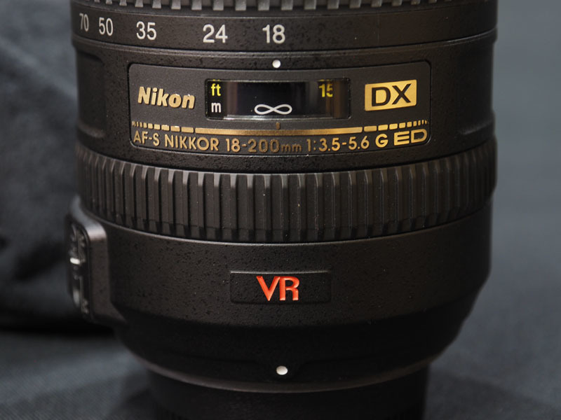 【可動品】ニコン NIKON AF-S NIKKOR 18-200mm 1:3.5-5.6G ED VR　レンズフード＆ポーチ付_画像2