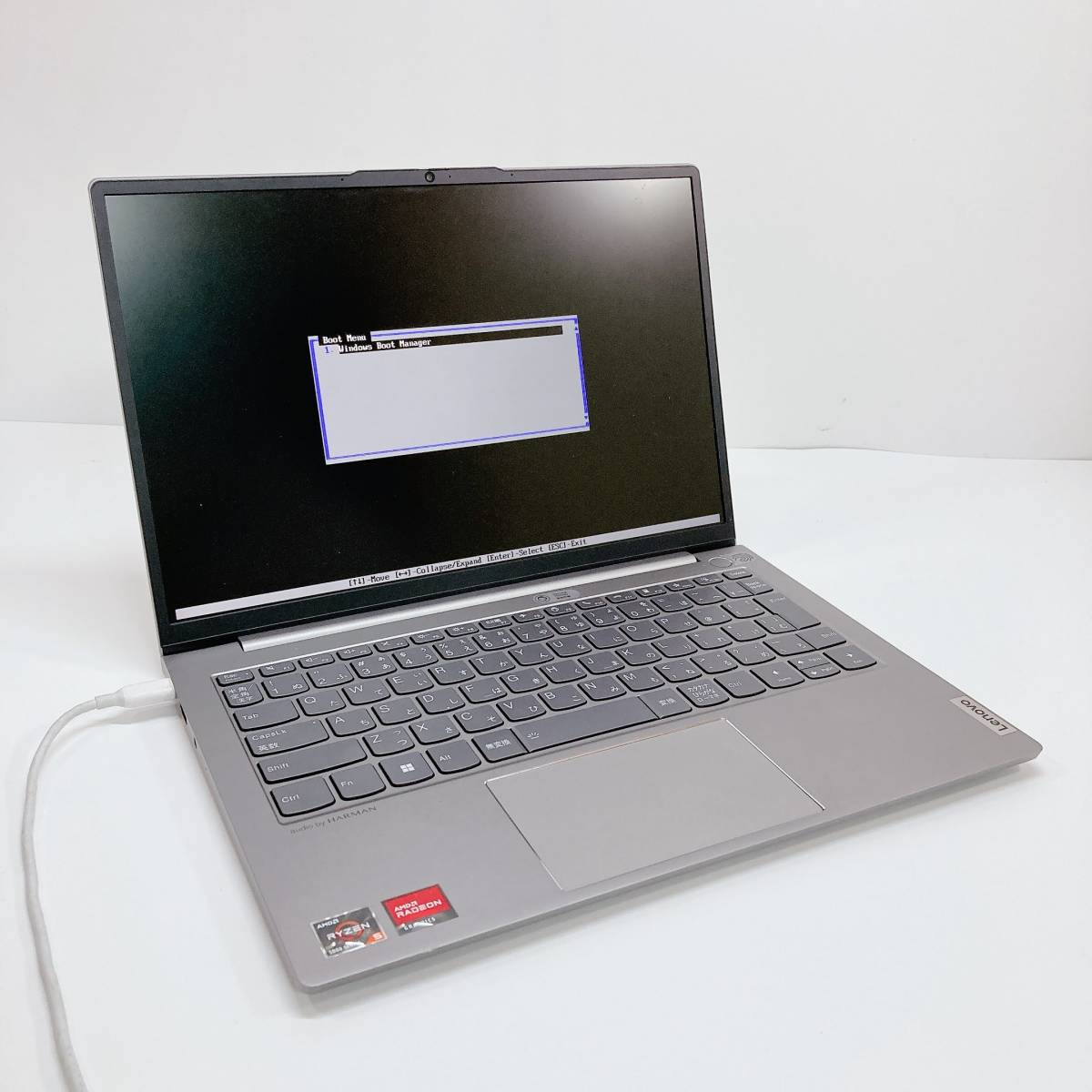 3610/Lenovo ThinkBook 13S G3 ACN Ryzen5 5600U 8GB SSDなし 13インチ BootMenuまで確認済み_画像1