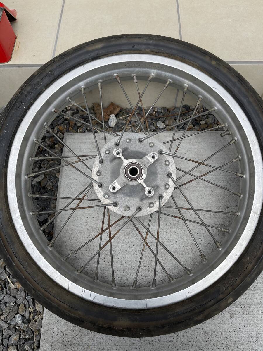 HRC RS125 NF4 87～89 フロント、リアホイール 18×2.15 11 86 DOT_画像3