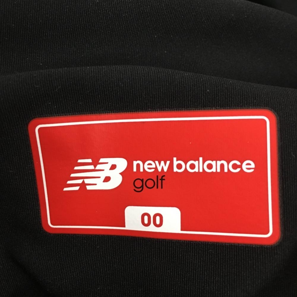 【超美品】ニューバランスゴルフ スカート 黒×シルバー ビッグロゴ 裏起毛 レディース 00(XS) ゴルフウェア 2022年モデル New Balance_画像5