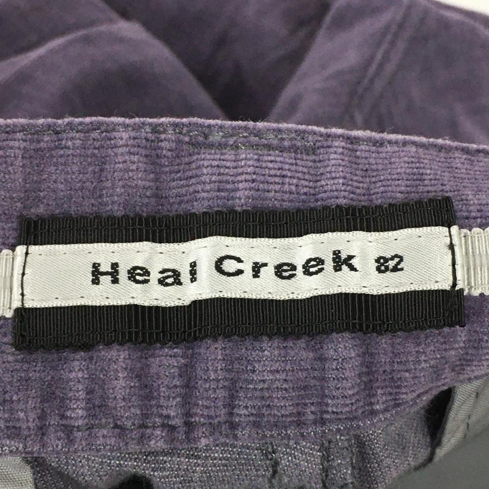 ヒールクリーク パンツ パープル コーデュロイ メンズ 82 ゴルフウェア Heal Creek_画像5