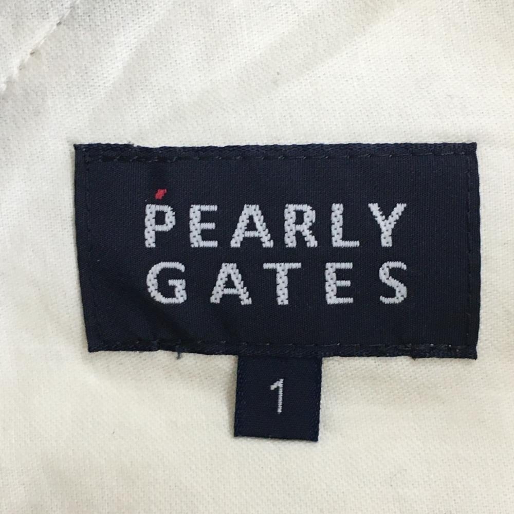 【美品】パーリーゲイツ ウールスカート 白×黒 千鳥格子 ロービング レディース 1(M) ゴルフウェア PEARLY GATES_画像5