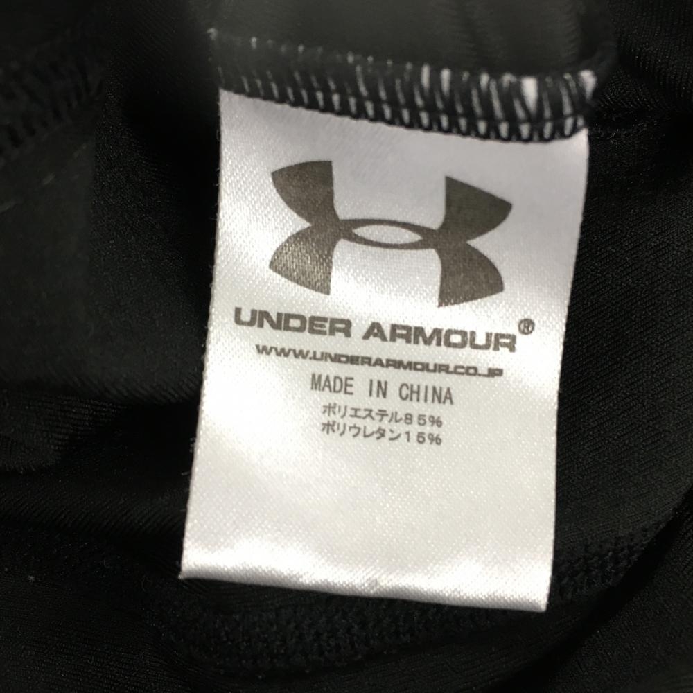 【超美品】アンダーアーマー ハイネックインナーシャツ 黒 ヒートギア FITTED レディース LG ゴルフウェア UNDER ARMOURの画像5