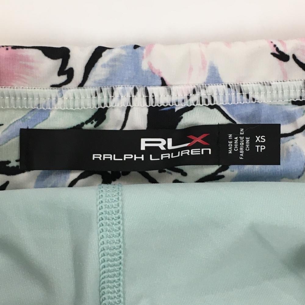 【超美品】RLXラルフローレン スカート 白×ピンク×黒 花柄 内側インナーパンツ レディース XS ゴルフウェア Ralph Lauren_画像6