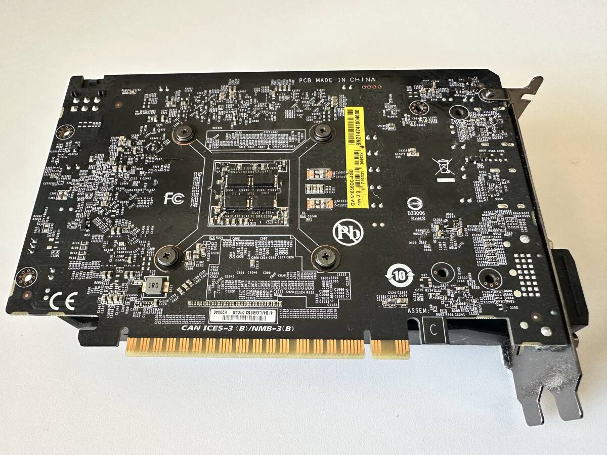 GIGABYTE NVIDIA GeForce GTX1650搭載 グラフィックボード GDDR6 4GB シングルファンモデル_画像3
