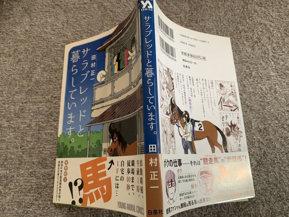 サラブレッドと暮らしています。 (ヤングアニマルコミックス) 2016年10月5日　第1刷発行 著者　田村正一 発行所　株式会社白泉社_画像2