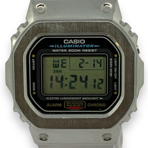 ■稼働品・美品・良品　CASIO カシオ　G-SHOCK DW-5600E　スピード フルメタル　カスタム　デジタル スクエア　メンズ時計