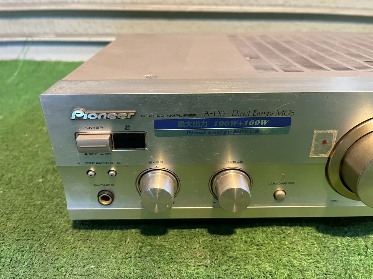 Pioneer A-D3 パイオニア プリメインアンプ 良品 ステレオ AMPLIFIER_画像2