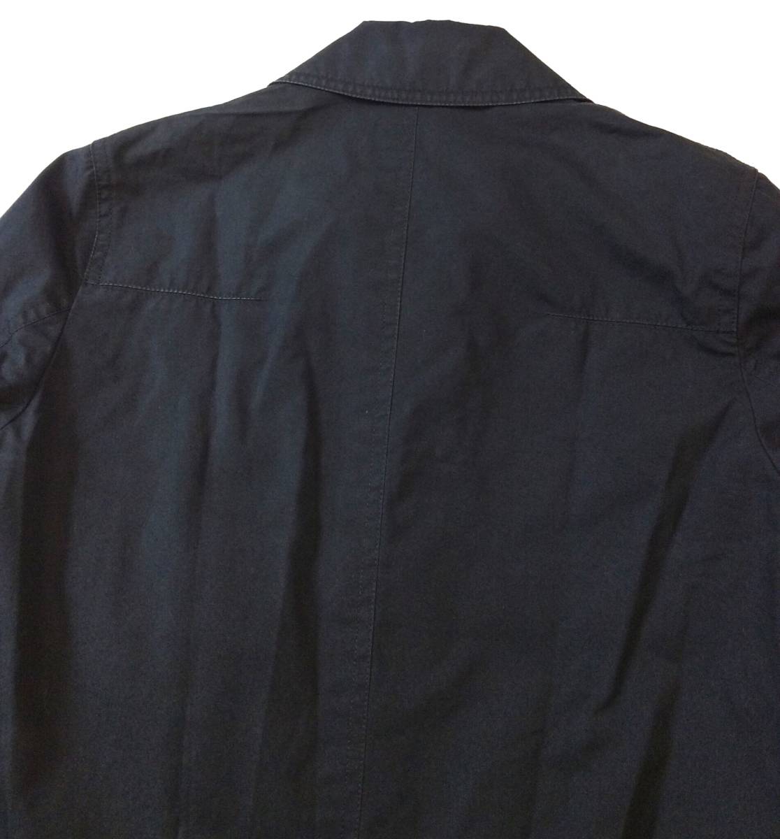 Dior Dior ITALY made cotton turn-down collar coat jacket black black men's 44 (ma)