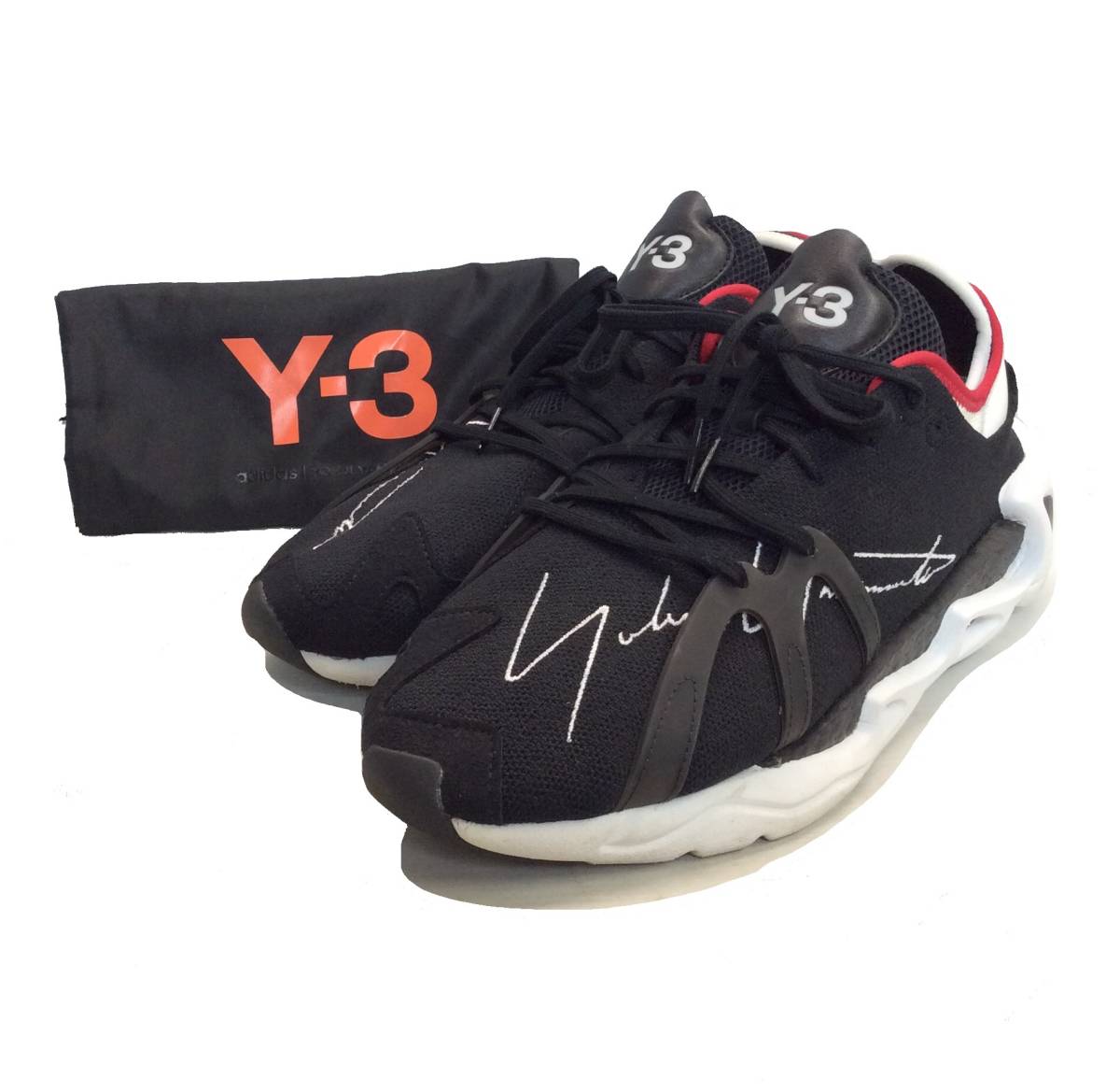 Y-3 ワイスリー ヨウジヤマモト スニーカー シューズ 19A/W FYW S-97 EF2627 ブラック 黒 メンズ 28.5cm (ma)_画像1