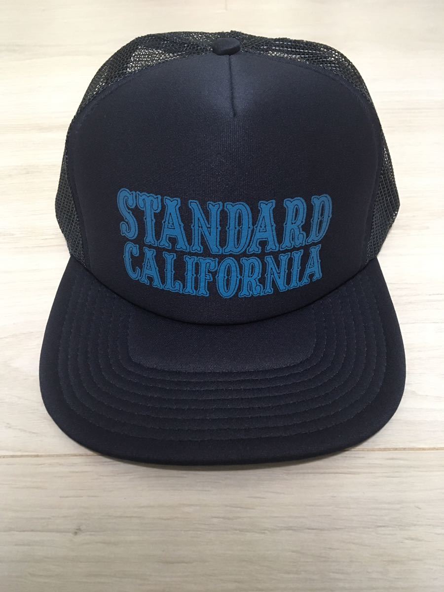 新品 STANDARD CALIFORNIA スタンダードカリフォルニア メッシュキャップ 限定品 ネイビー_画像1