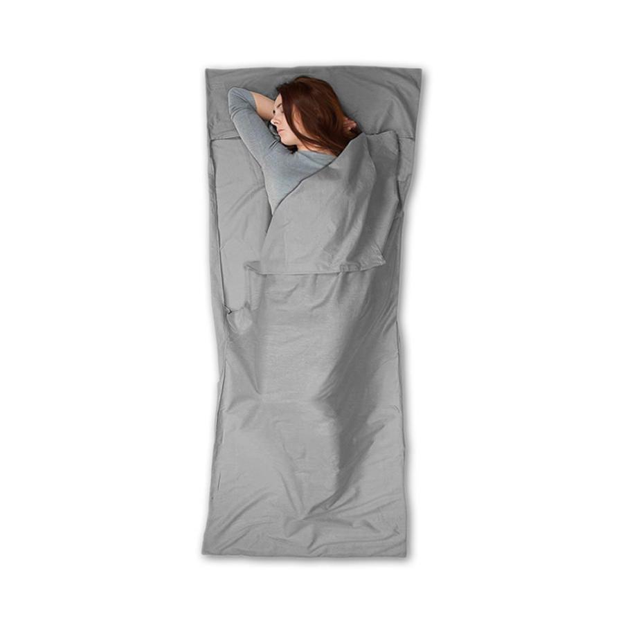  inner sleeping bag gray 210×75cm sleeping bag inner sleeping bag travel sheet envelope type light weight feel of is good travel row car sleeping area in the vehicle ISHEREA-GY
