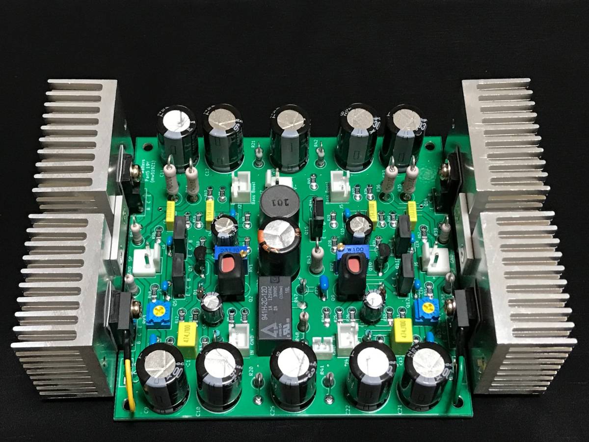 【実装済み基板】調整済み! ぺるけ式 トランジスタ式ミニワッター Part5 19V 実装済み基板 (パワーアンプ)_画像4