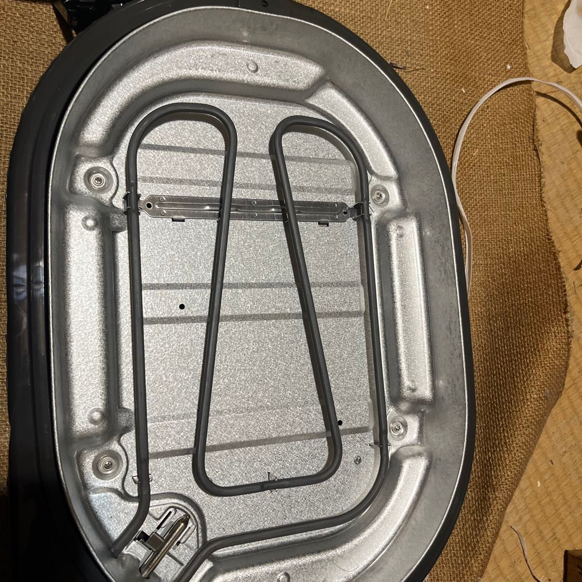 ナショナル ホットプレート NF-HG66(パネル破損あり 未使用品 ナショナル ホットプレート NF-HG66(パネル破損あり 未使用品
