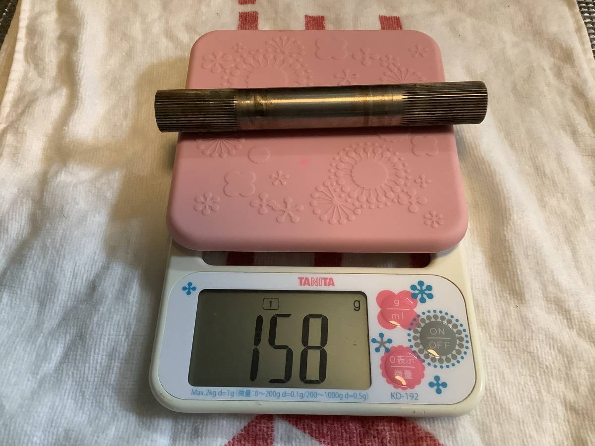 profile racing プロファイルレーシング チタンスピンドル 旧タイプ BMX 中古品