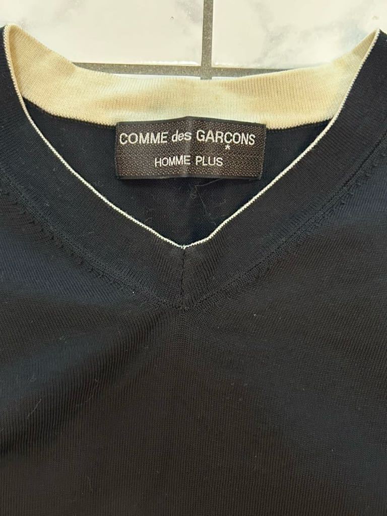 COMME des GARCONS HOMME PLUS プリュス　コットンニットベスト　AD1998 アーカイブ　ビンテージ_画像1