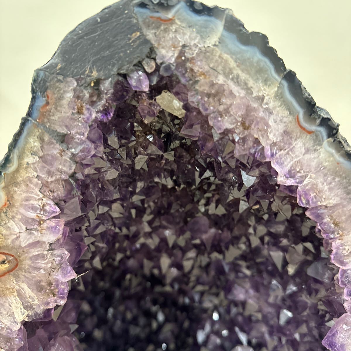 30 天然水晶 アメジストドーム 紫水晶 重量約32.9kgの画像2