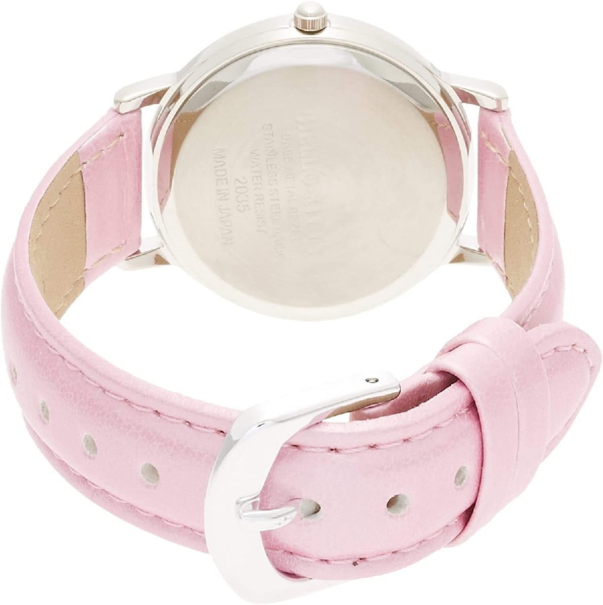  Citizen наручные часы Hello Kitty водонепроницаемый кожа ремень сделано в Японии 0017N001 розовый 4966006059823/ бесплатная доставка почтовая доставка отметка ..
