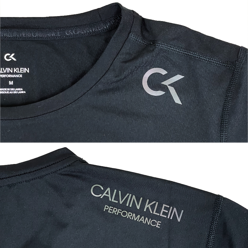 カルバンクライン 新品・アウトレット 半袖 Tシャツ XLサイズ 4MS9K219 007 BLACK 黒 メンズ クリックポストで送料無料の画像3