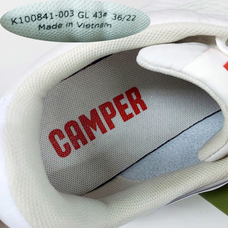 CAMPER カンペール Runner K21 スニーカー K100841 003 43 27.5cm ホワイト ローカット シューズ レザー 並行輸入品 送料無料_画像6
