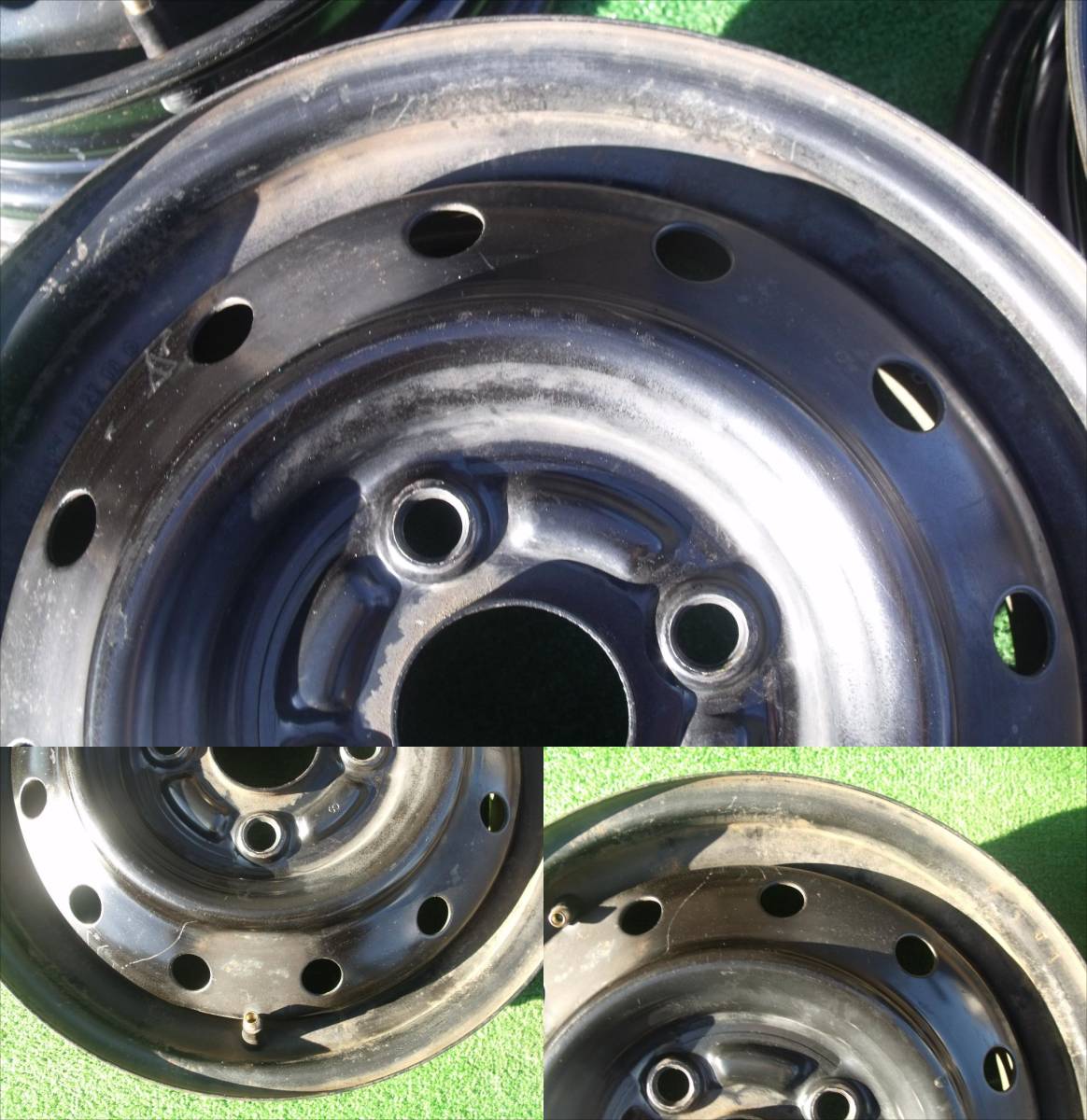  Daihatsu original steel wheel 13 -inch 4 hole 4 pieces set 