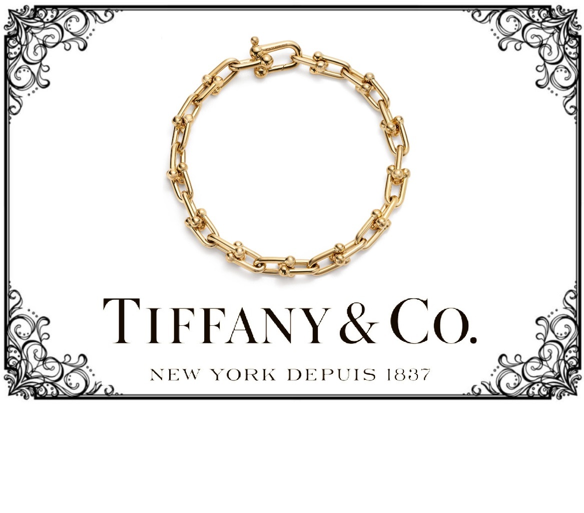 ★TIFFANY&CO. ★未使用 80万★ HARDWEAR 18Kイエローゴールドブレスレットの画像1