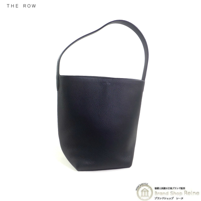 ザ・ロウ （The Row） Small N/S Park Tote スモール パーク トート バッグ ブラック W1314（中古）_画像1