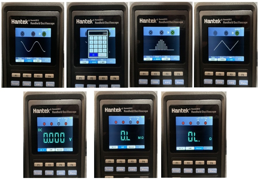 ★ 美品 Hantek 2D72 小型 オシロスコープ OSCILLOSCOPE 2CH 70MHz 【即決：送料無料】 ★_画像3