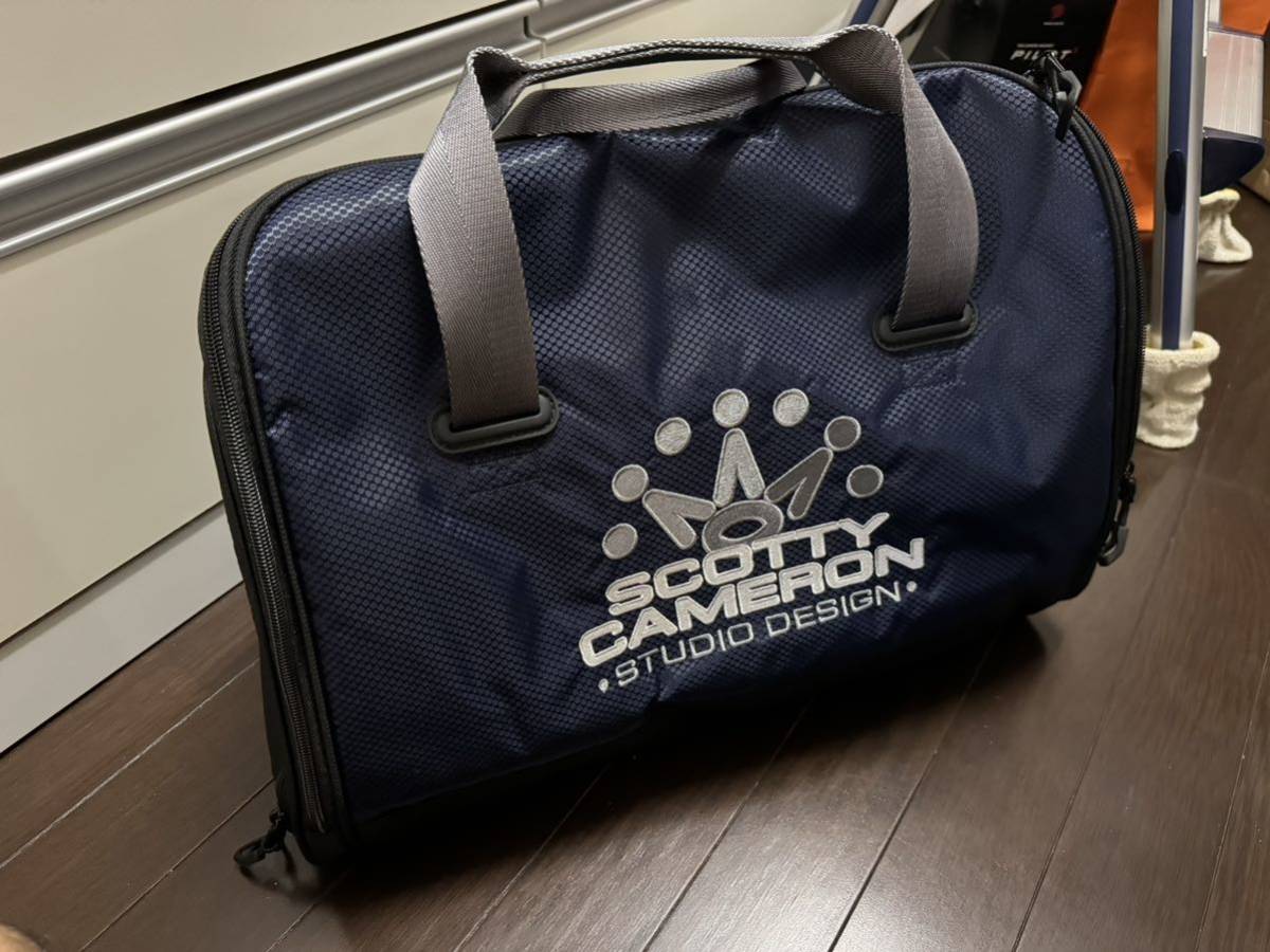 新品 未使用 スコッティキャメロン トラベルバック 2024 クラブ キャメロン ネイビーScotty Cameron Weekender Travel Bagの画像1