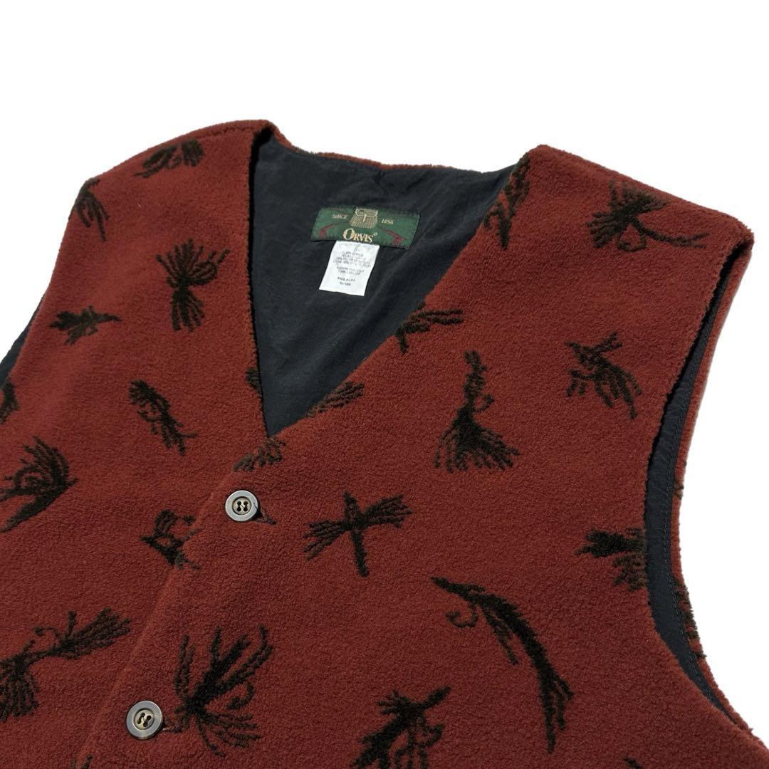 90s】ORVIS フルジップ フリースベスト 総柄|Yahoo!フリマ(旧 90s】ORVIS フルジップ フリースベスト 総柄|Yahoo!フリマ(旧