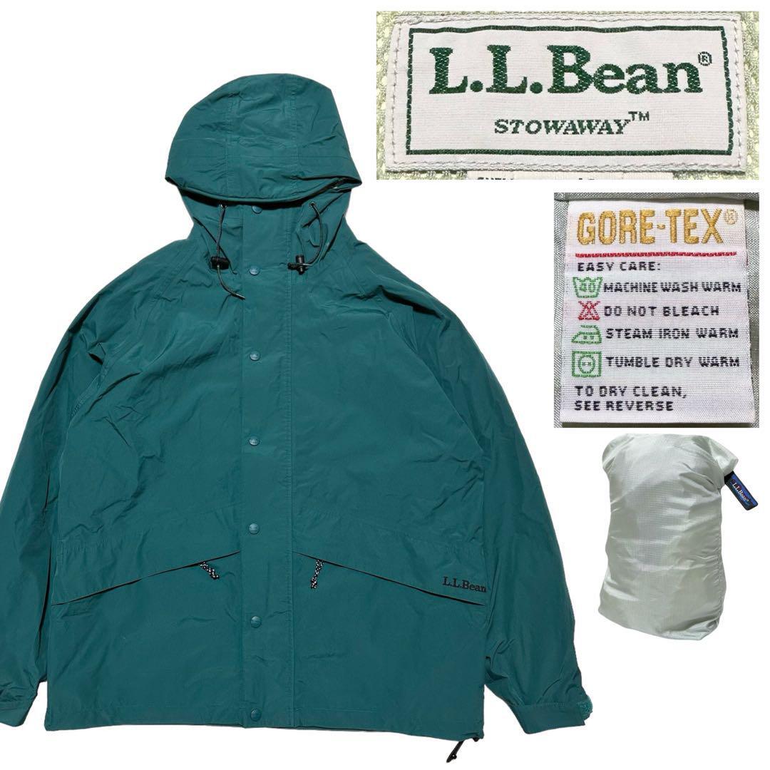 90s】L L Bean Stowaway GORE-TEX JKT ナイロンジャケット 90s】L L Bean Stowaway GORE-TEX JKT ナイロンジャケット