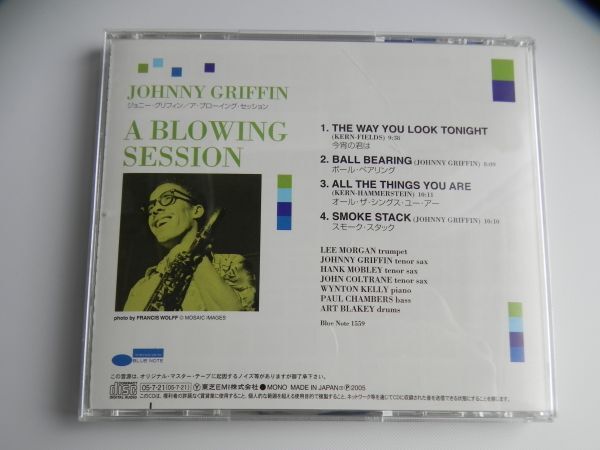 CD【 Japan/Blue Note】Johnny Griffin / A Blowing Session◆ Lee Morgan・Art Blakey★TOCJ-6528/2005◆帯付ジャズ_画像6