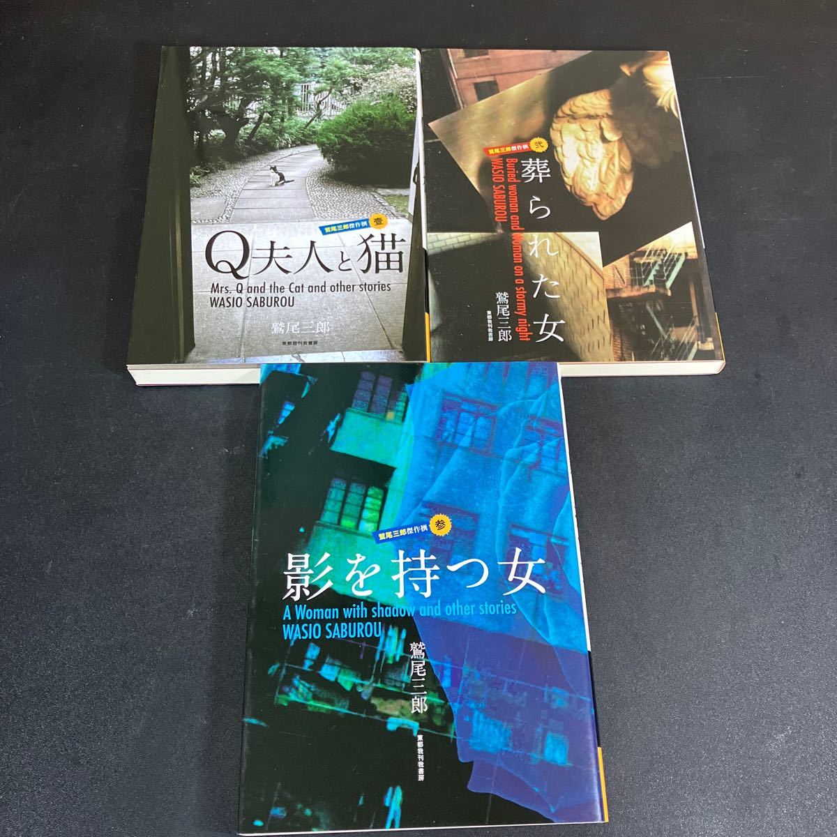 24-2-28 "Выбор шедевров Сабуро Васио 3 тома (1: миссис Q и кошка/2: похороненная женщина/3: женщина с тенью)