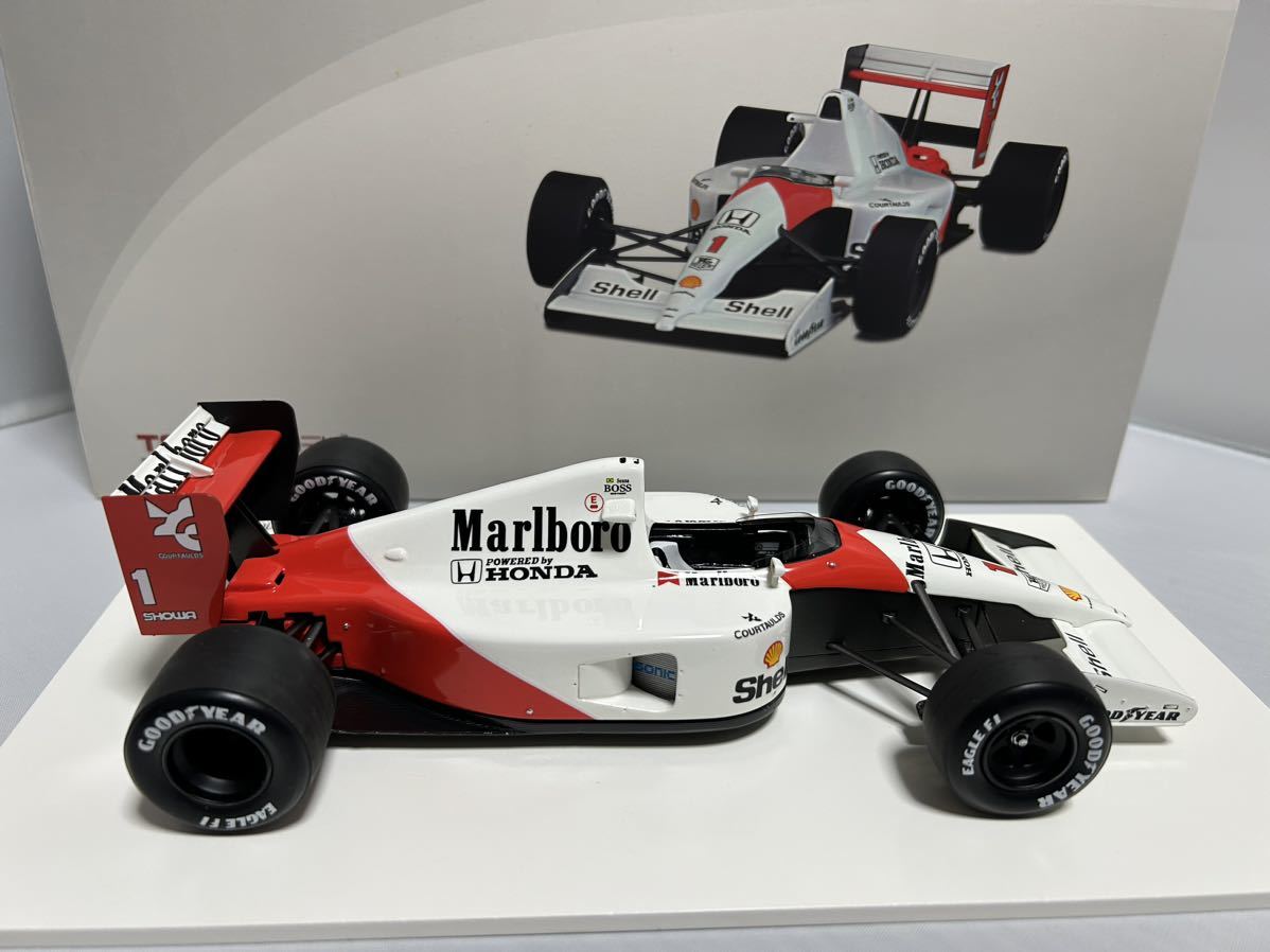 1/18 TSM トゥルースケールモデル F1 ホンダ　Mclaren MP4/6 #1 日本GP 2nd Place 1991年 アイルトン・セナ　_画像3