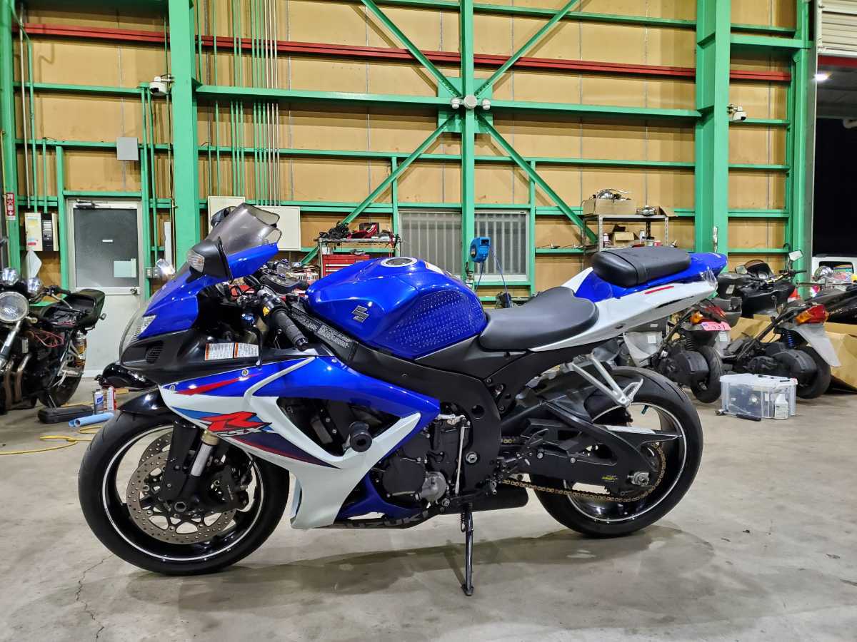 格安　GSX-R600　R600　K7モデル　40863ｋｍ　セル始動　平成19年式　_画像2