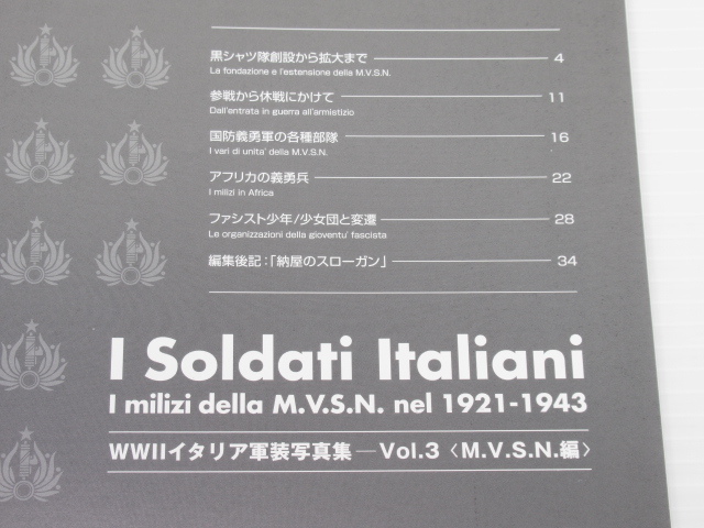 2冊 I Soldati Italiani WWIIイタリア軍装写真集 ＜イタリア陸軍/MVSN編＞ Vol.1/Vol.3の画像7