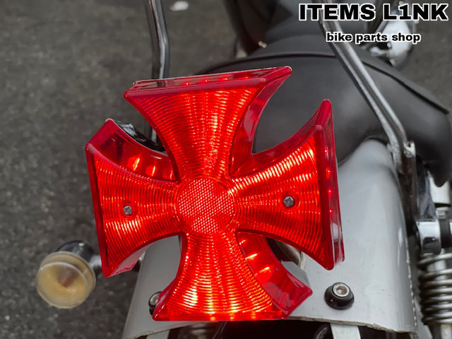 送料安LK11-2 復刻 LED ナチステール テールランプ　GT250 GT380 GT750 GS400 GS400L CB250T CB400T CB400F XJR400 ゼファー400 汎用品_スモール時