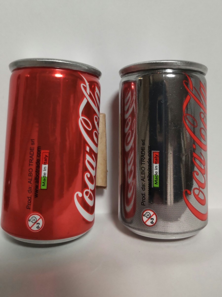 4個セット コカ・コーラ　イタリア製 ミニボトル ミニ缶　マグネット 磁石 ミニチュア フィギュア _画像9